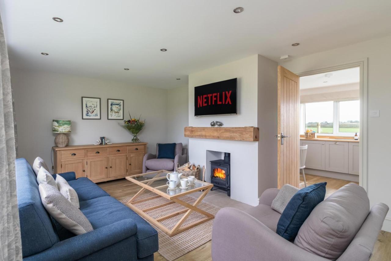 The View, Broxa - Luxury Lodge - Yorkshire Coast スカーバラ エクステリア 写真